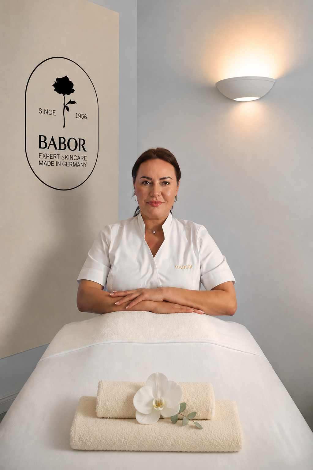 Marta Staniek im Behandlungsraum ihres Instituts